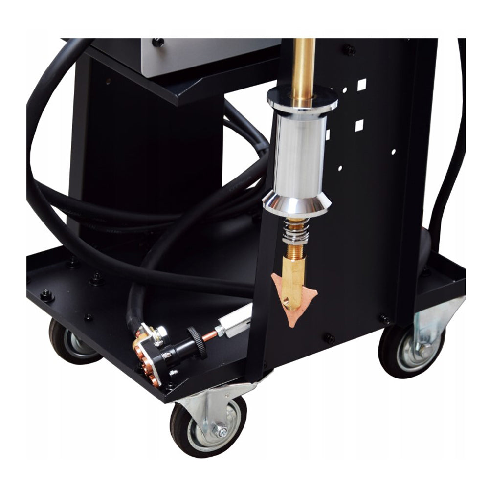 Kit estrattore per carrozzeria 230 V, stazione saldatrice per rimozione ammaccature a punti 5 modalità di saldatura, kit di strumento per riparazione ammaccature carrozzeria per auto camion moto