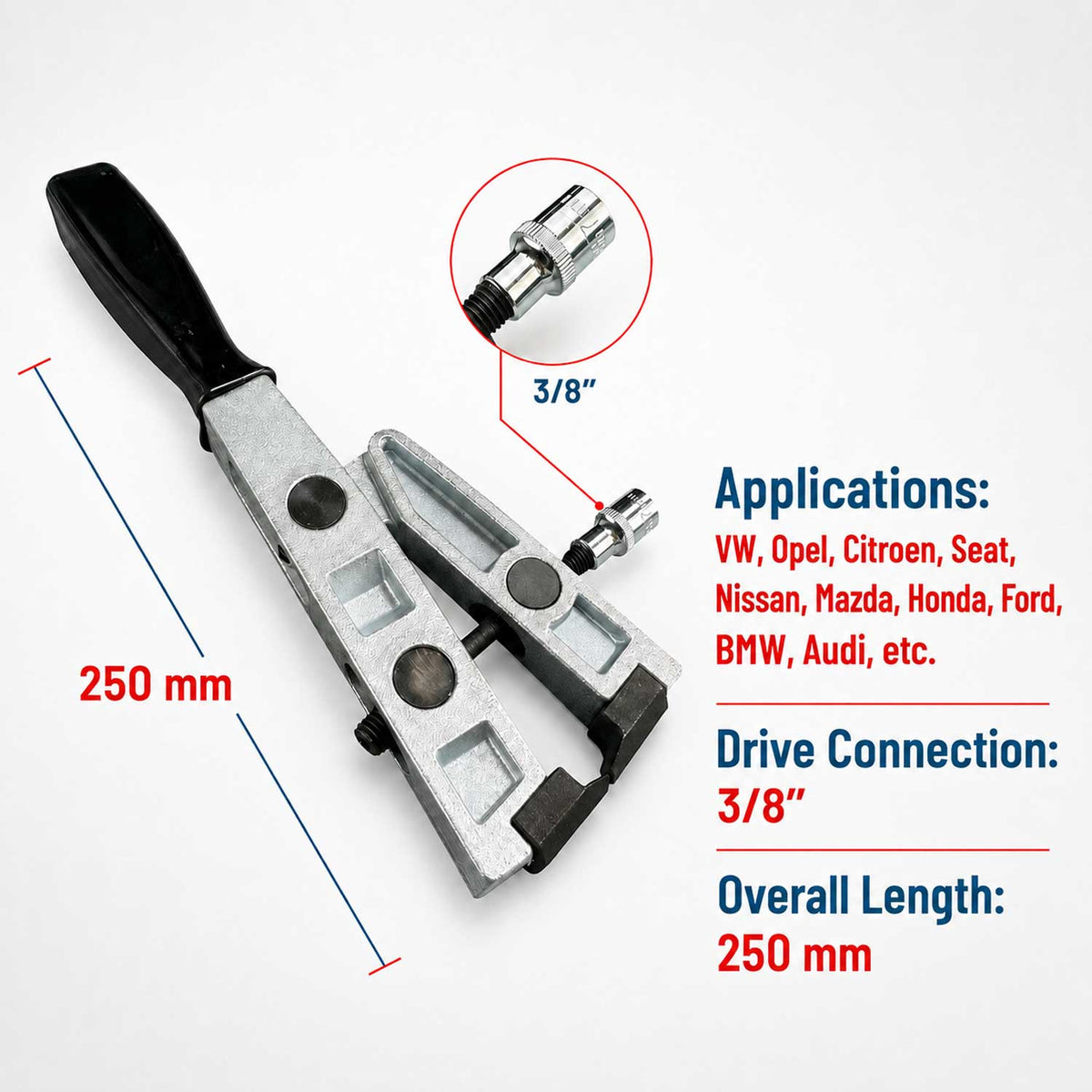 Pinza per fascette per cuffie giunti omocinetici auto modello 1 Gebo Tools