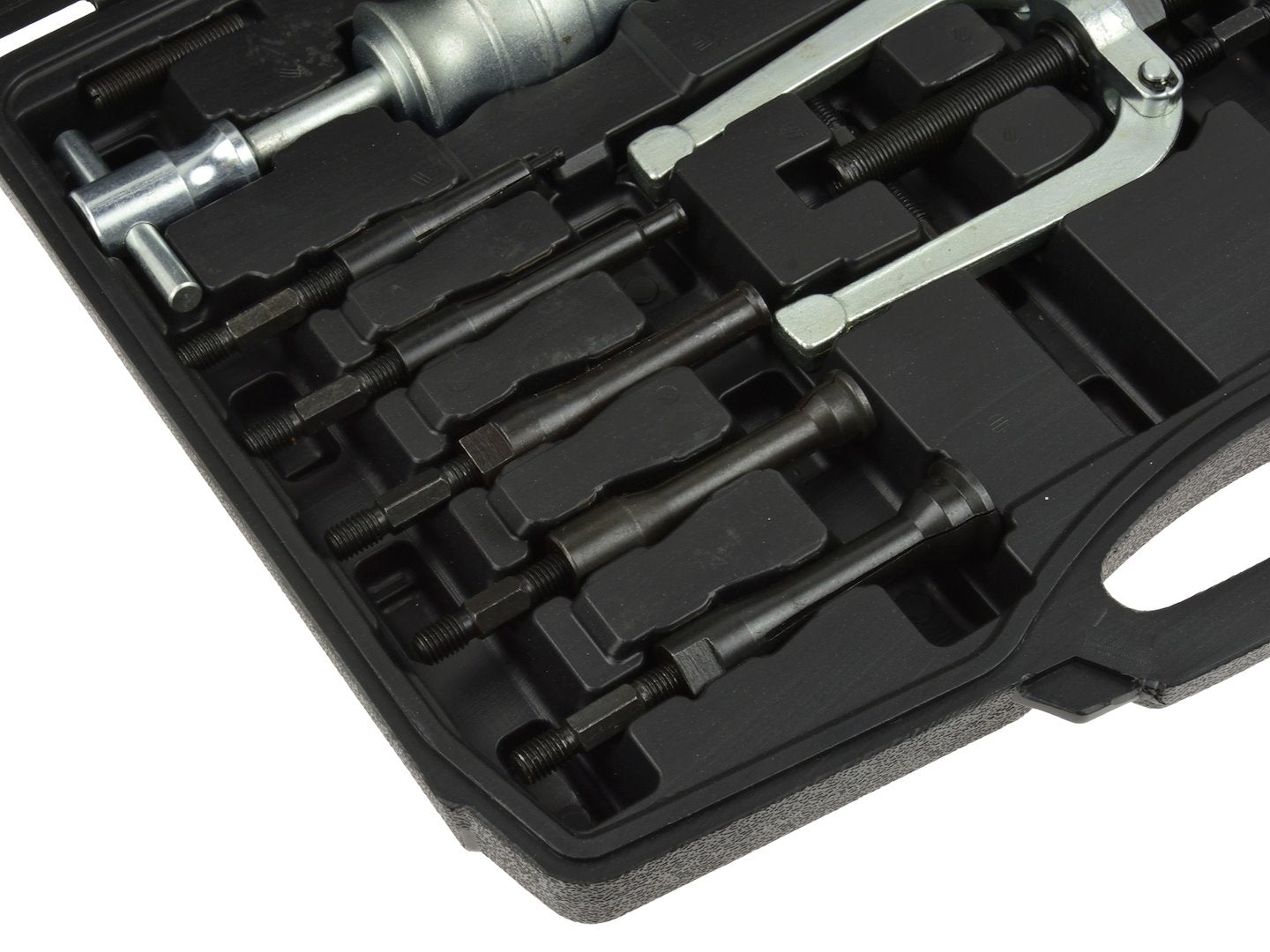 Set estrattore per boccole e cuscinetti interni , kit attrezzi per la rimozione boccole e cuscinetti 8–58 mm, 17 pezzi Geko
