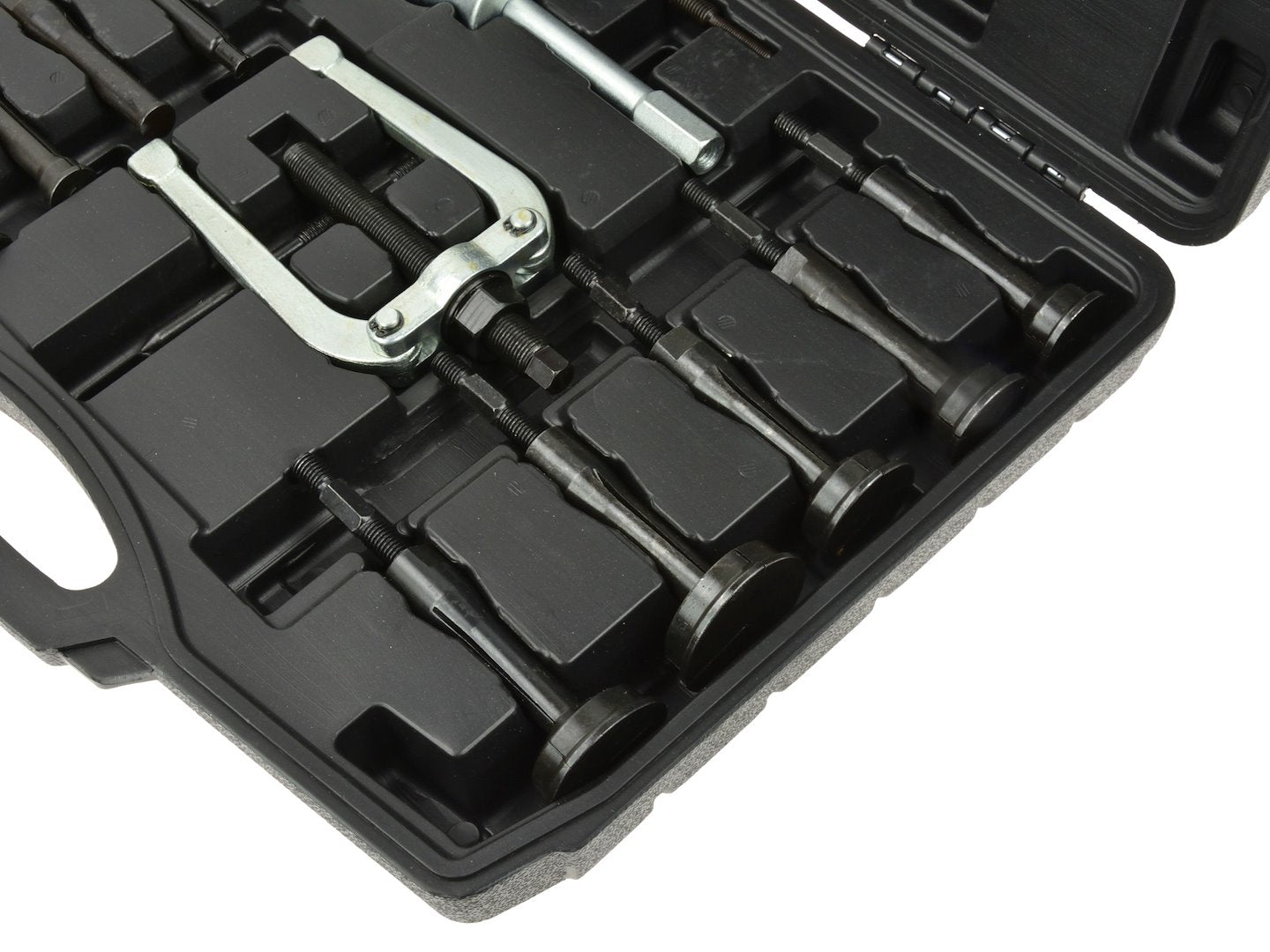 Set estrattore per boccole e cuscinetti interni , kit attrezzi per la rimozione boccole e cuscinetti 8–58 mm, 17 pezzi Geko