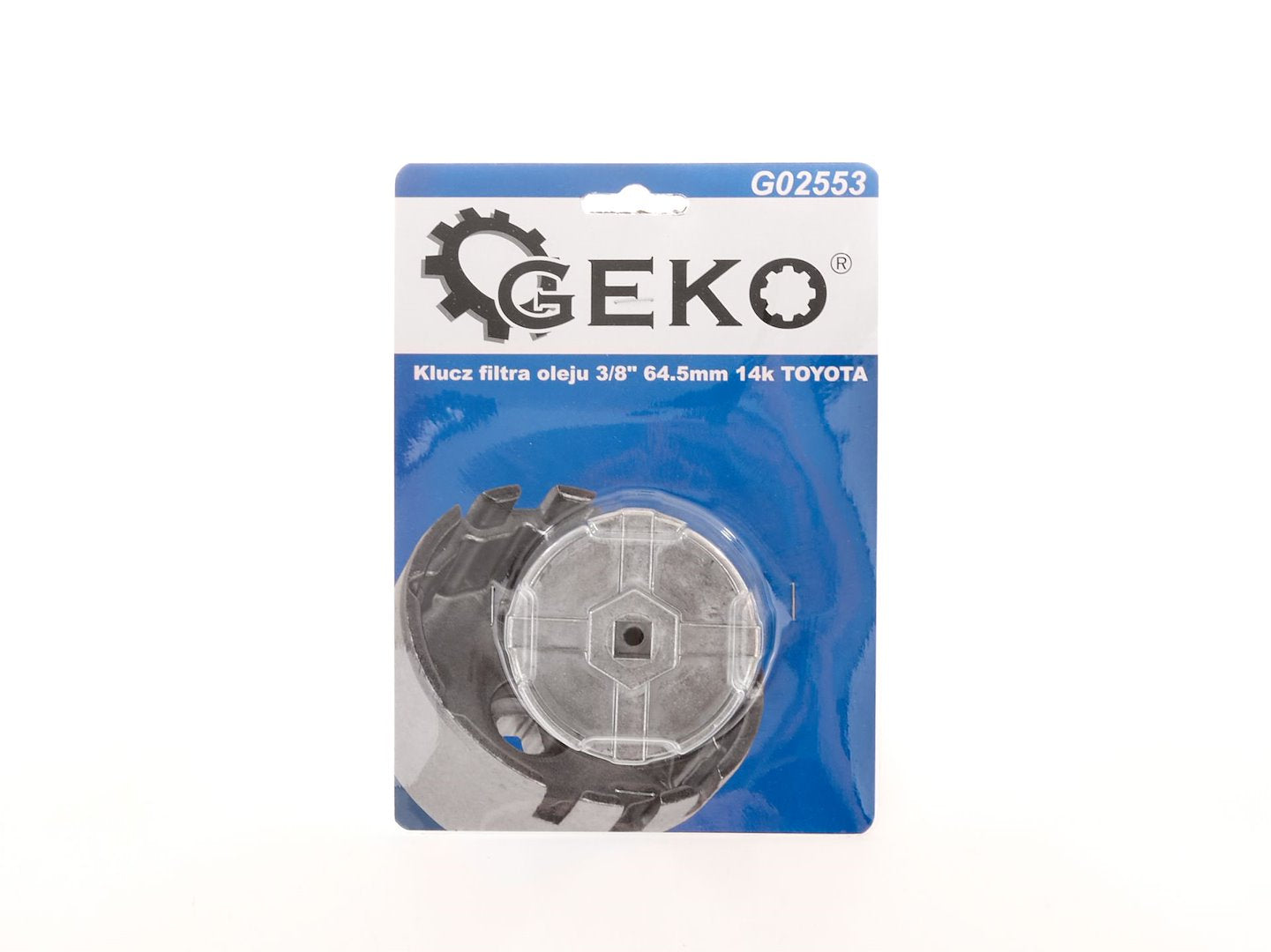 Chiave a tazza per filtro dell'olio, 3/8", diametro 64.5 mm, 14 scanalature-flauti-lati, compatibile con Toyota Auris, Corolla, Premio, Prius per motori 1,8l e 2l