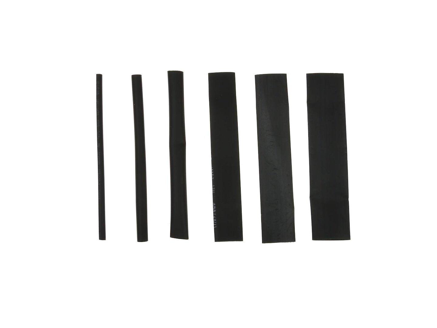 Set kit 196pz guaine termorestringenti assortimento cavi cavo elettrico tubi, guaina termorestringente nera, termorestringente per cavi elettrici, termorestringente tubi, kit tubo termorestringente, rapporto di restringimento, 6 misure Geko