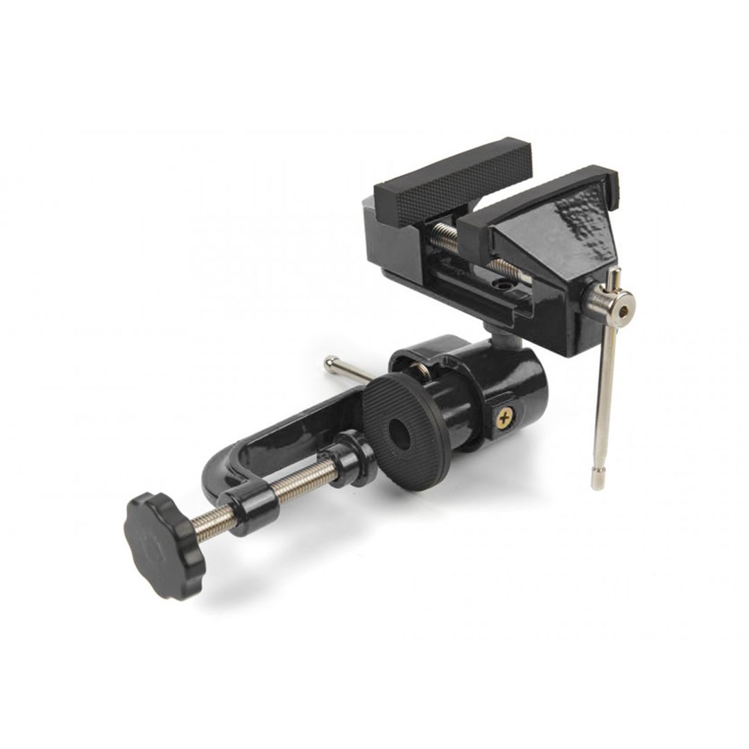 Morsa di precisione da banco con base girevole 360 gradi, morsa da banco rotante-girevole, per uso domestico commerciale da garage officina, morsa da banco apertura 70 mm, Hbm Machines Olanda