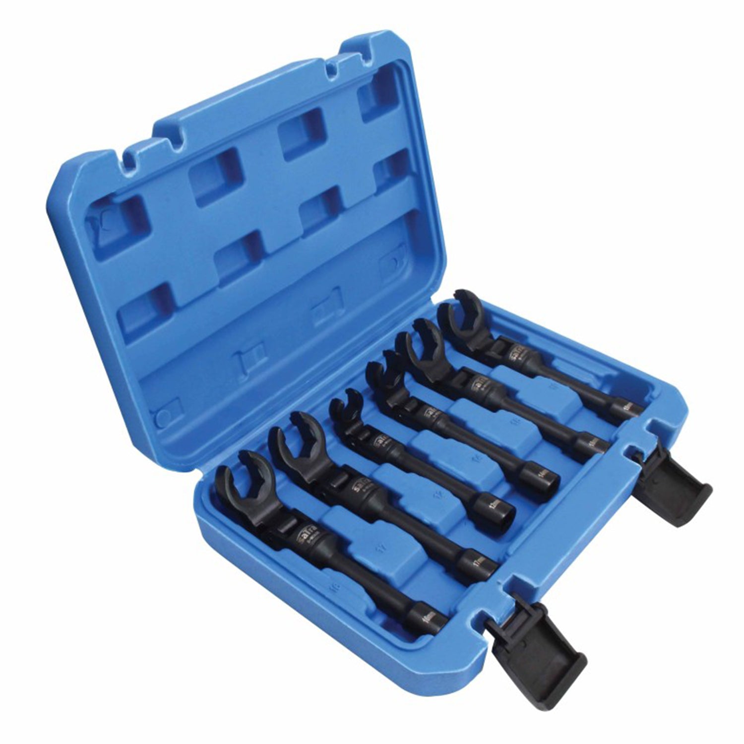Set di chiavi a bussola per iniettore diesel, set 6 chiavi poligonali aperte per raccordi carburatori iniettori, 3/8", 12-19 mm