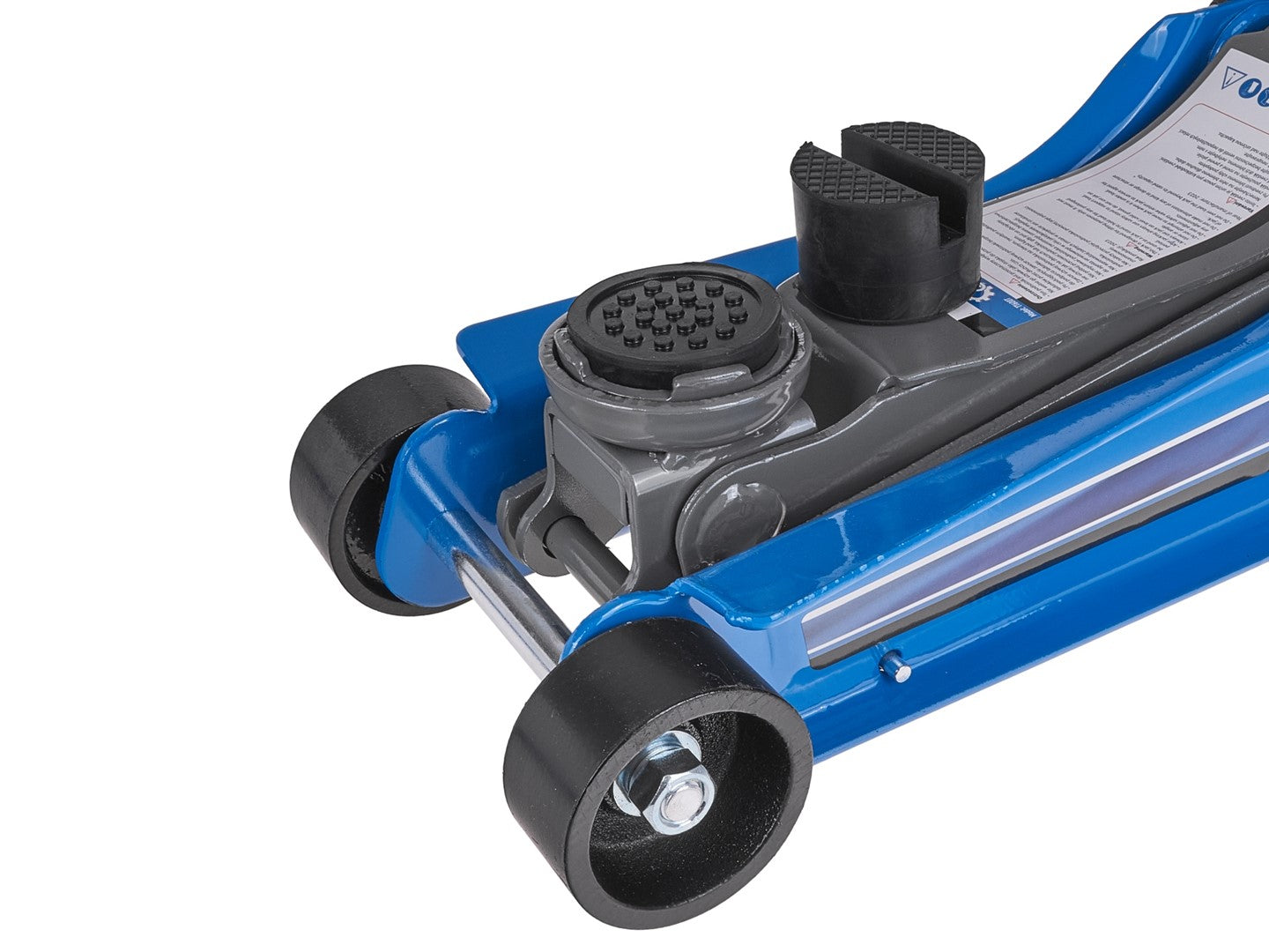Cric sollevatore auto, martinetto idraulico professionale a carrello con profilo ribassato, 2,5 t Geko