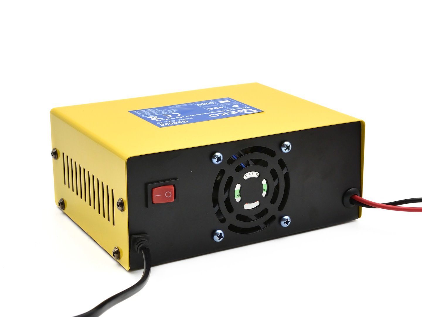 Caricabatterie auto a microprocessore LCD 16/12/24V 10A, avviatore per batterie auto 6-150Ah Geko