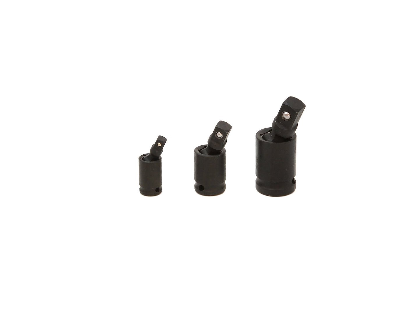 Set adattatori bussola a impatto, per avvitatore a impulsi, con snodo cardanico, 1/4" 3/8" 1/2", Geko