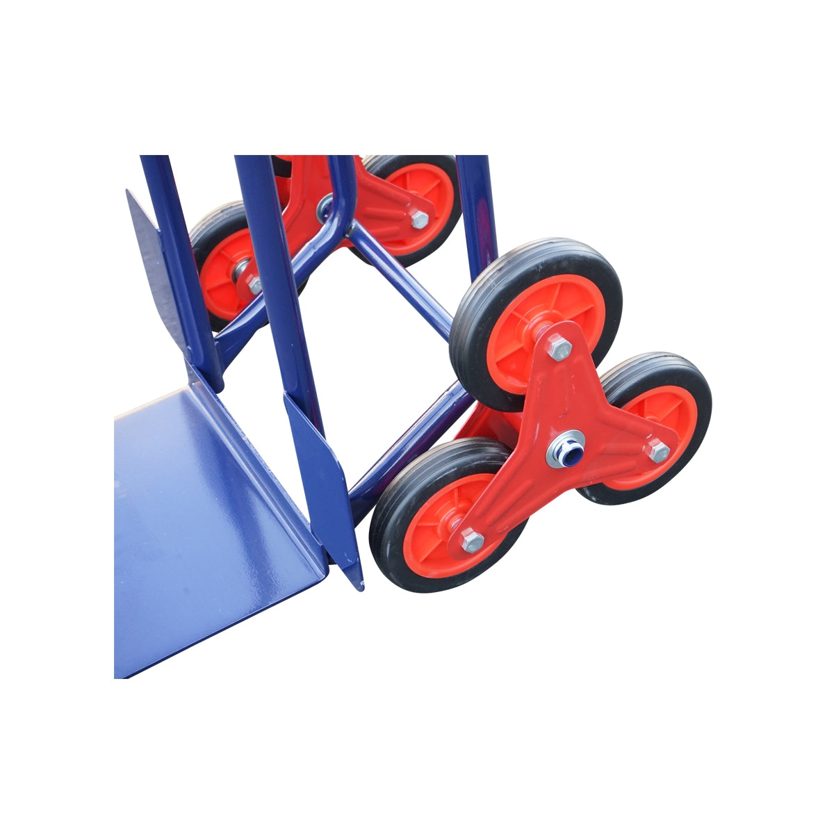 Carrello portapacchi pieghevole 150kg pneumatici maniglie ergonomiche carrellino con 6 ruote portatutto carrelli a mano saliscale in acciaio trasloco porta sacchi trasporto carichi pesanti