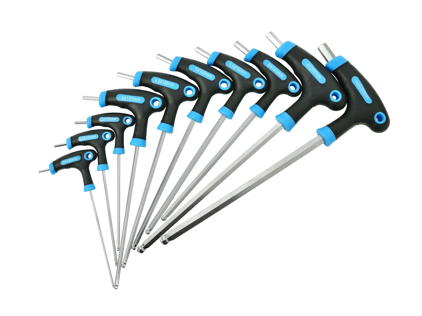 Set chiavi a brugola con impugnatura a T 10pz, H2-H10 10 pezzi Geko