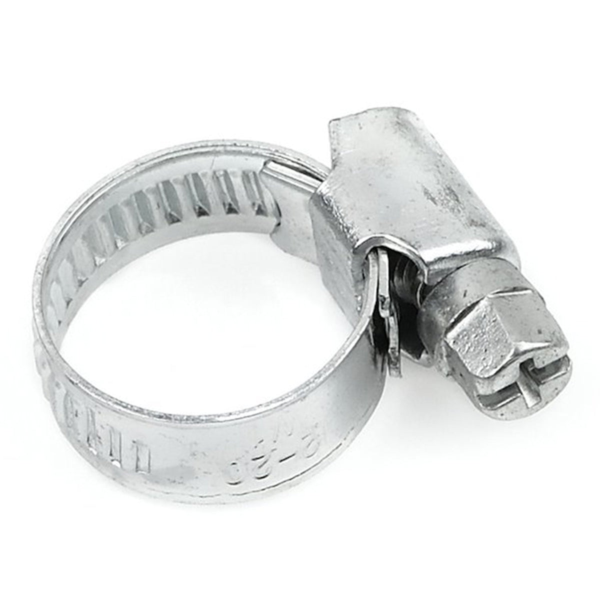 Fascetta stringitubo metallica W1 con vite, per tubi flessibili e cavi ,clip fissaggio in acciaio zincato 9 mm, 8–12 mm Geko