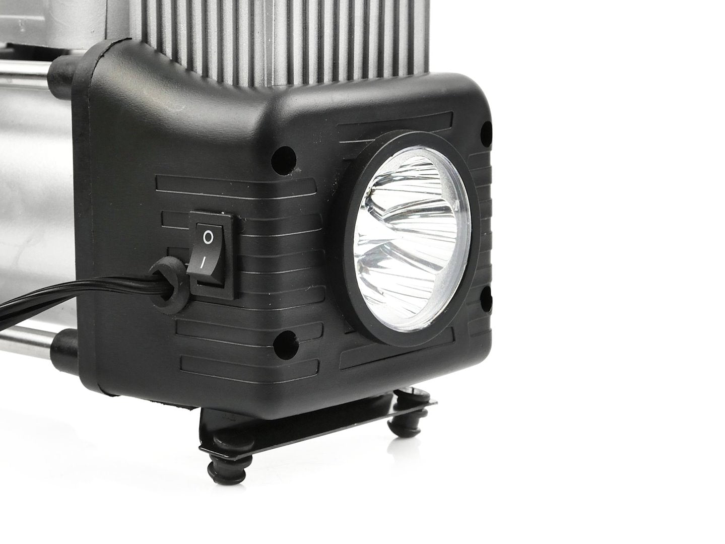 Compressore d'aria da 12 V, gonfiatore per pneumatici,kit di gonfiaggio per pneumatici da 85 l/min con torcia, pompa d'aria per auto, biciclette, palloni, materassi ad aria, barche gonfiabili, Geko
