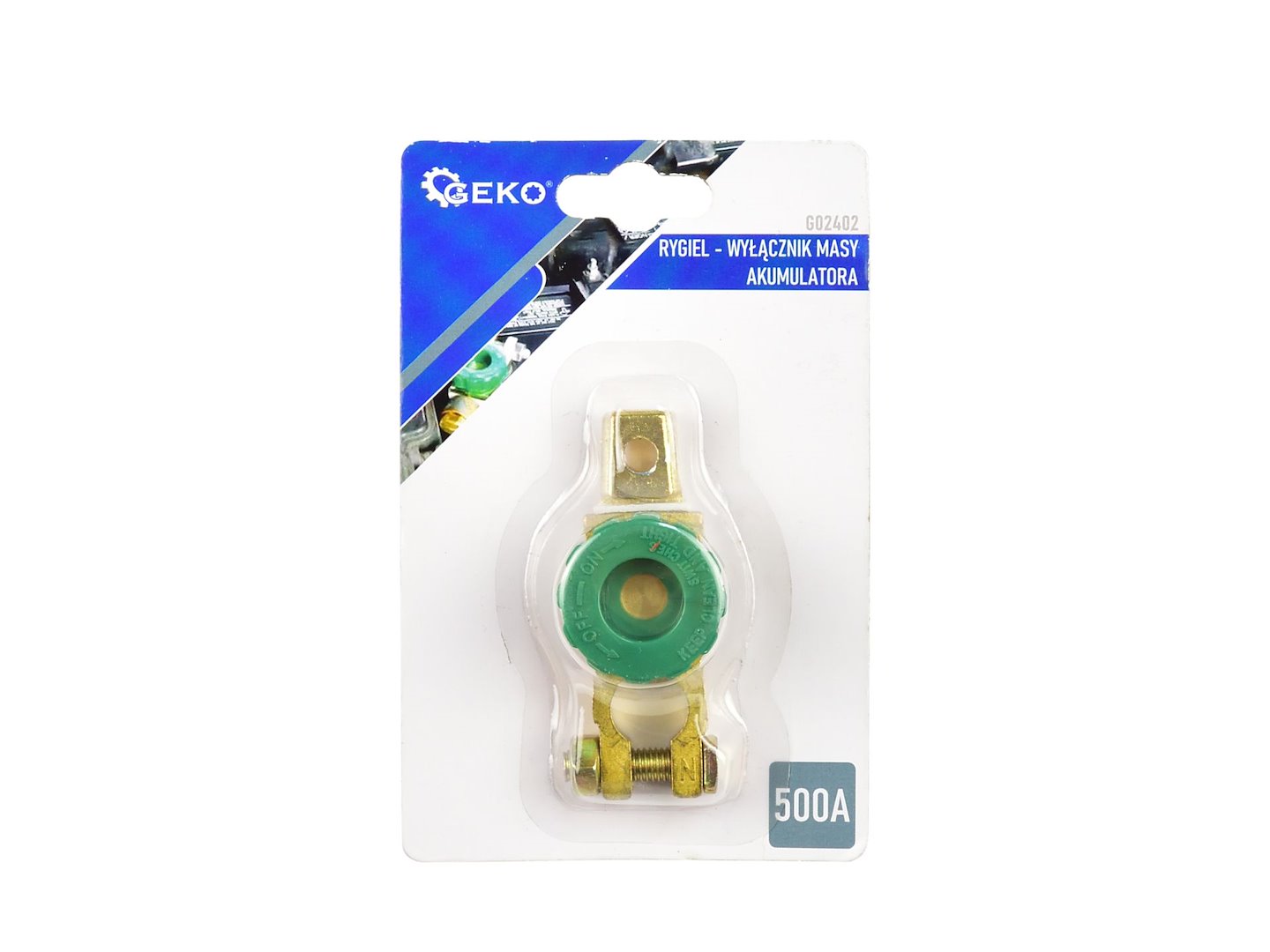 Stacca batteria 500 A con morsetto negativo ed innesto rapido per auto, camper,nautica