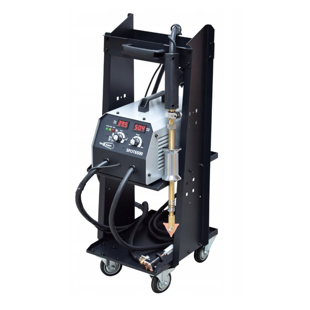Kit estrattore per carrozzeria 230 V, stazione saldatrice per rimozione ammaccature a punti 5 modalità di saldatura, kit di strumento per riparazione ammaccature carrozzeria per auto camion moto