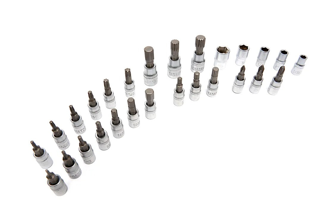 Chiave dinamometrica bici/moto 1/4'' pollice, 2~20 Nm, set da 32 pezzi di punte, kit chiavi dinamometriche professionali regolabili, portatile per bicicletta, auto, mountain bike tools, Hbm