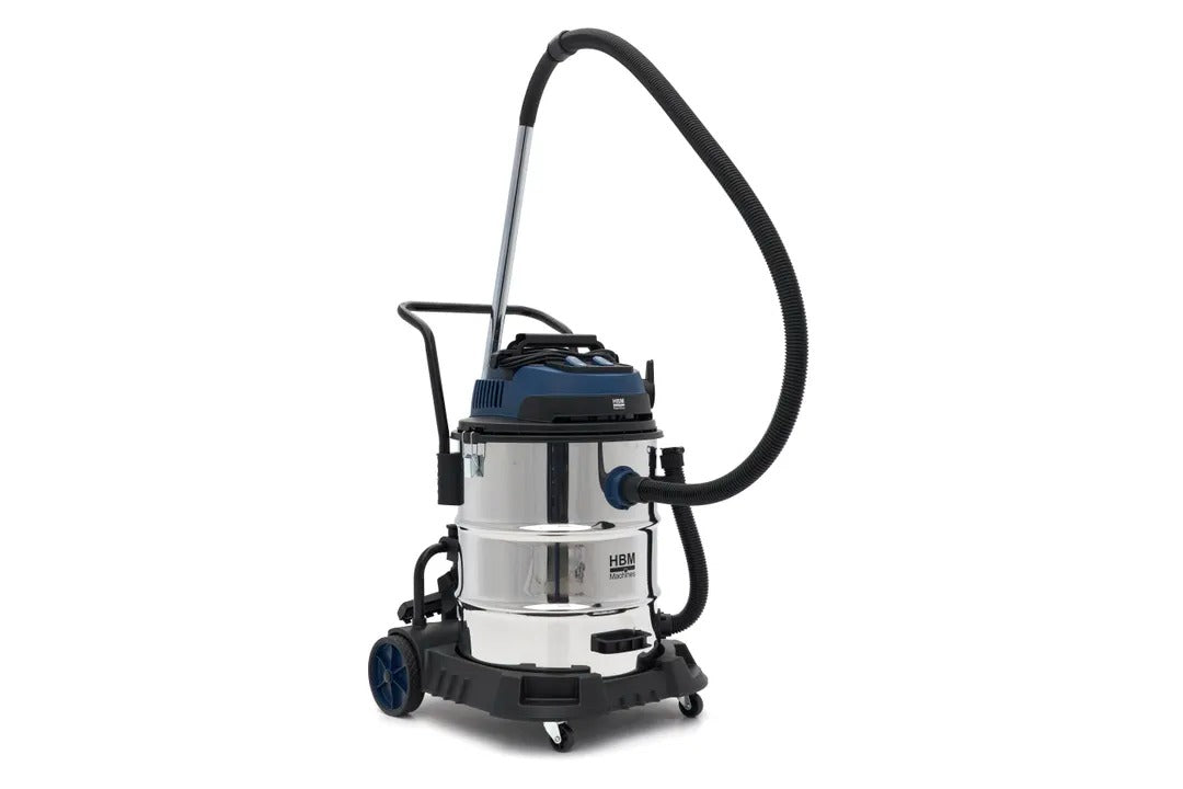 Aspirapolvere aspiratore industriale secco umido per officina casa e auto 2400 W 80 l HBM