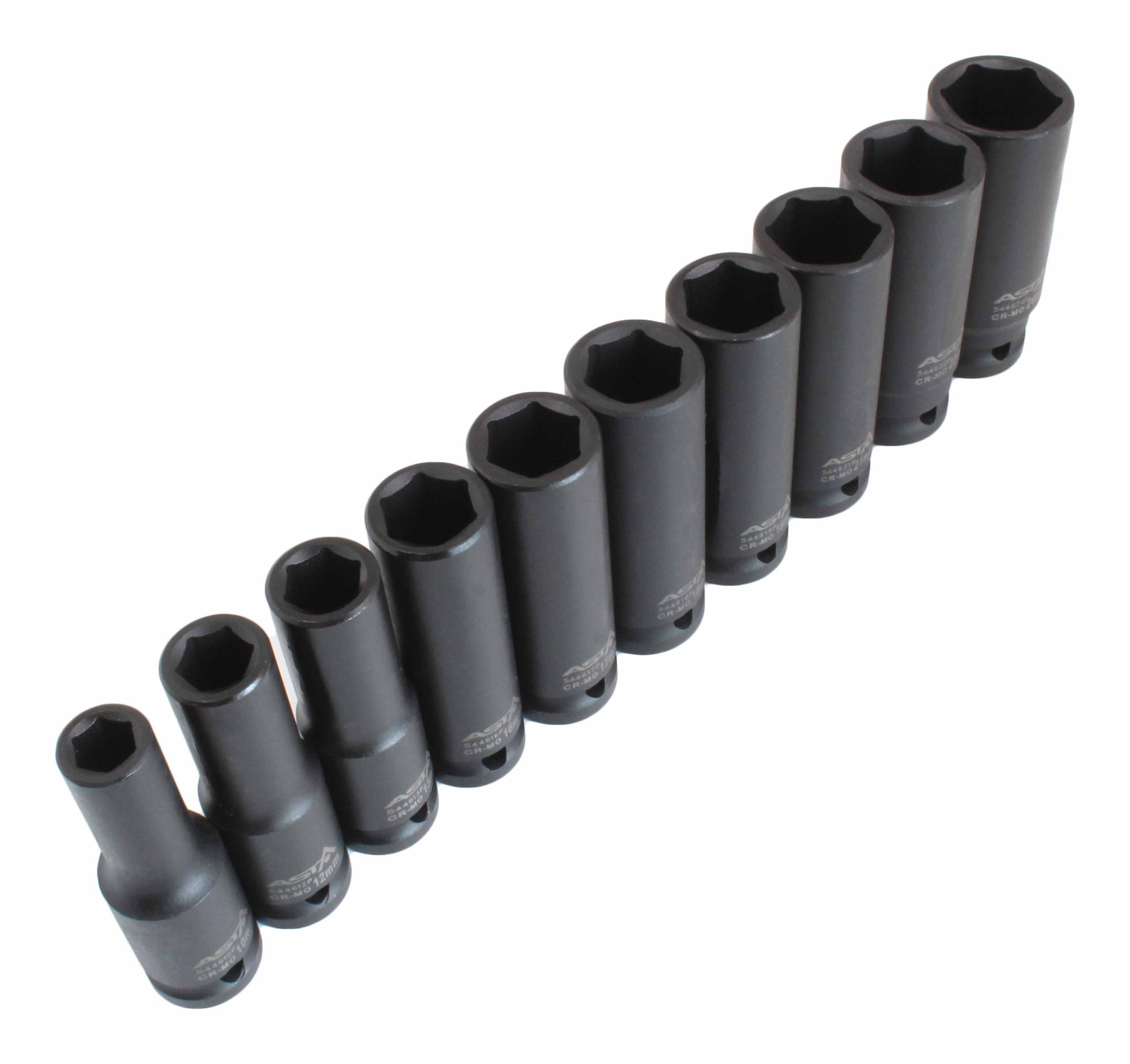 Chiavi a bussola 1/2", 10-24mm, set bussole a impulsi Asta Poland