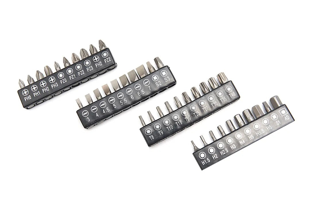 Cacciavite dinamometrico, 1-5 nm, 1/4" cacciavite dinamometrico regolabile, kit chiavi dinamometriche e punte-inserti per riparazione biciclette officina, riparazioni domestiche Hbm