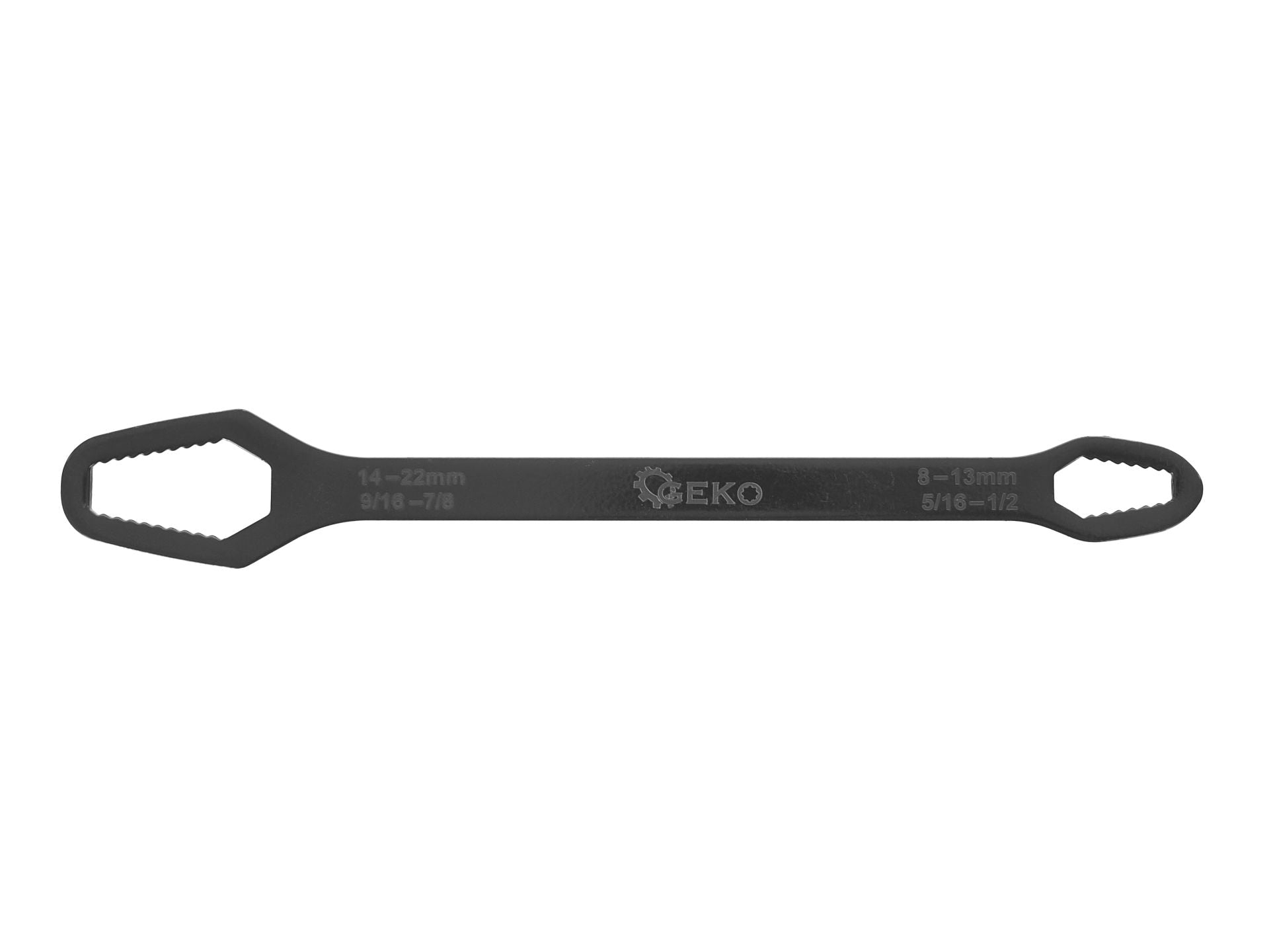 Chiave a doppio anello universale 14–22 / 8–13 mm, chiave Torx universale in acciaio CrV 270 mm Geko