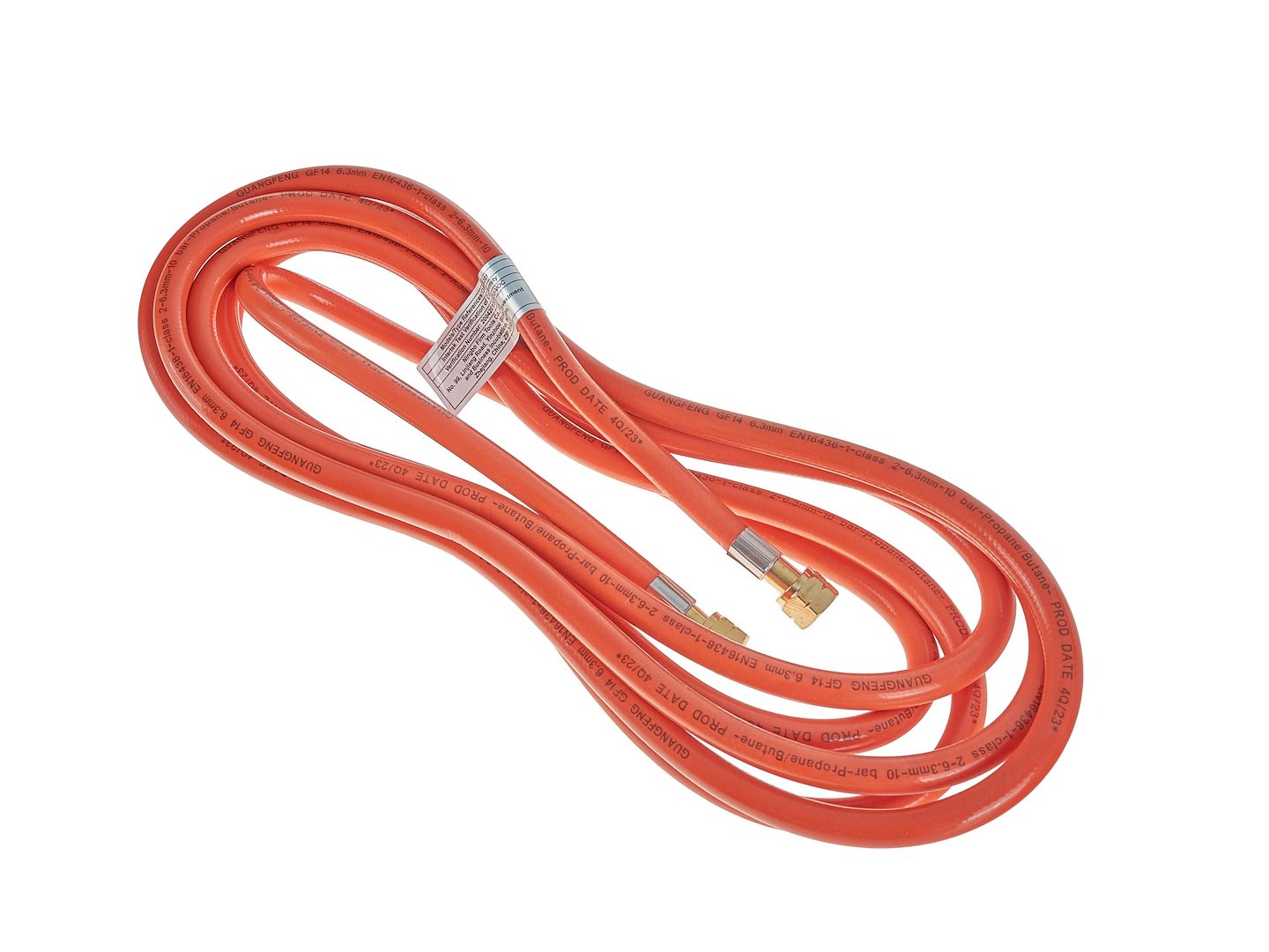 Saldatore/cannello bruciatore a gas con leva 70 cm e tubo 5 m, diametro becco: 57 mm interno, esterno 60 mm Geko kit saldatura