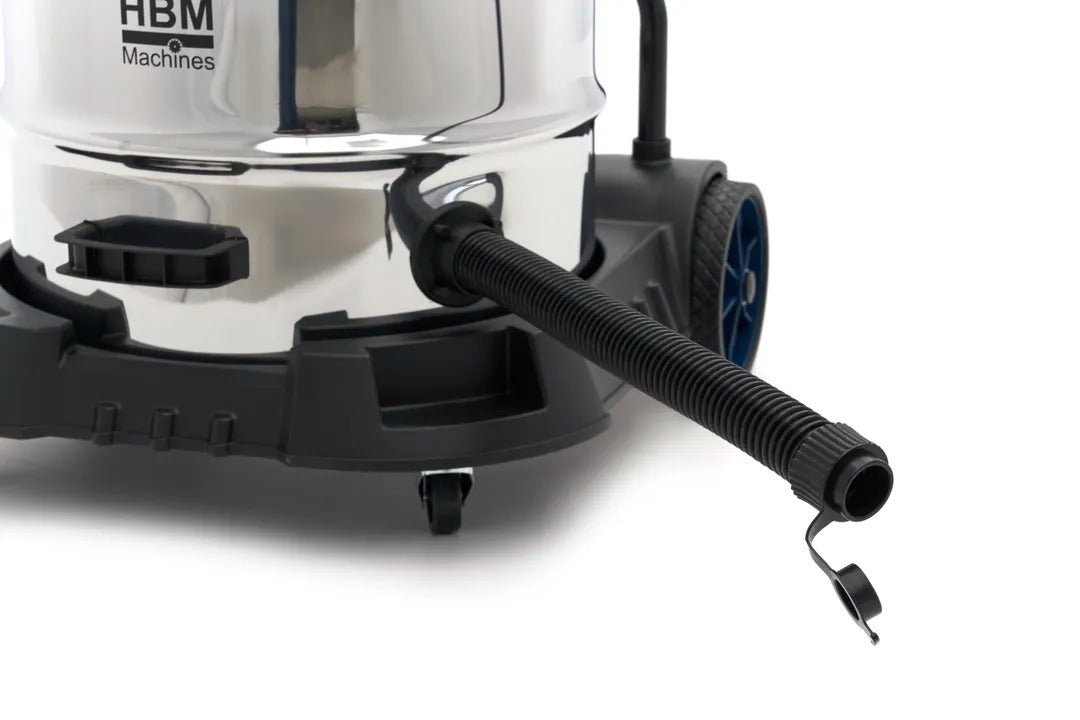 Aspirapolvere aspiratore industriale secco umido per officina casa e auto 2400 W 80 l HBM