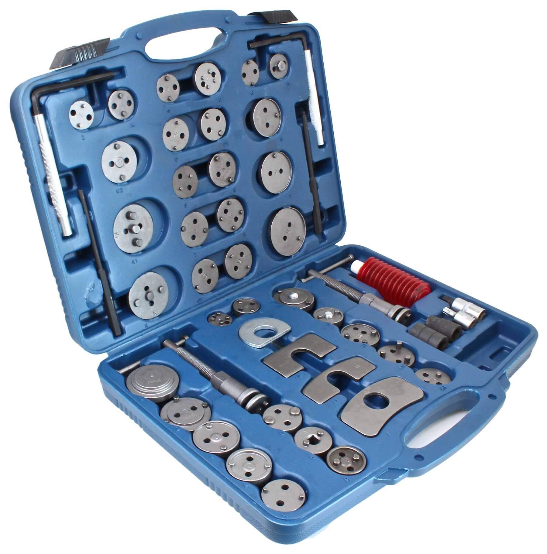 Set pressa per pistoncini delle pinze freno, strumento universale per la retrazione del pistone del freno,kit arretratore pistoncini freni a disco 50 pezzi