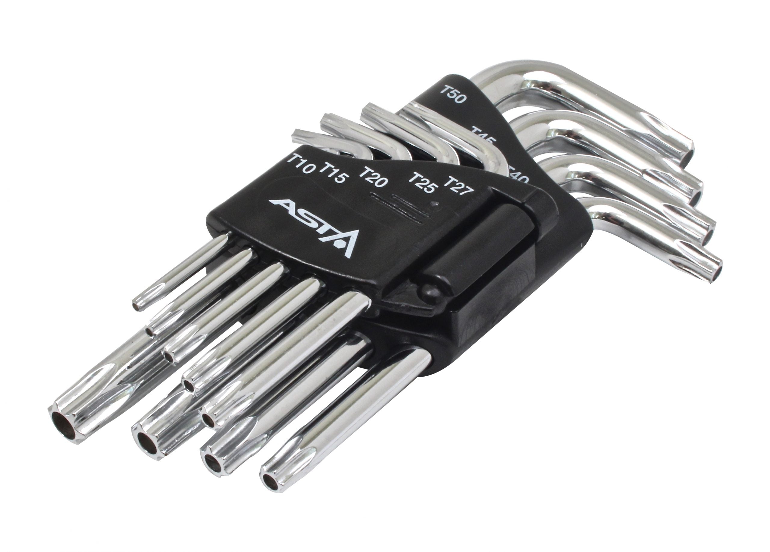 Set chiavi Torx 9 pezzi T10-T50 con foro, forma L, ideale per gli appassionati e professionisti del fai-da-te, serie di chiavi ad angolo lunghe, Asta Poland