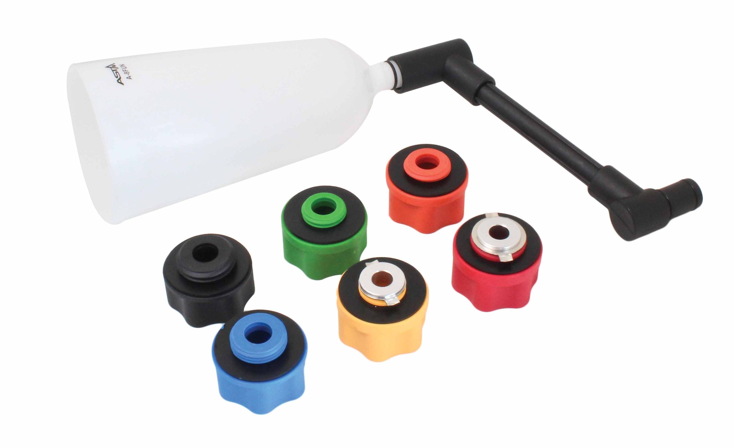 Set di imbuti per riempimento olio motore con prolunga e 8 adattatori auto, set imbuto per olio con adattatori