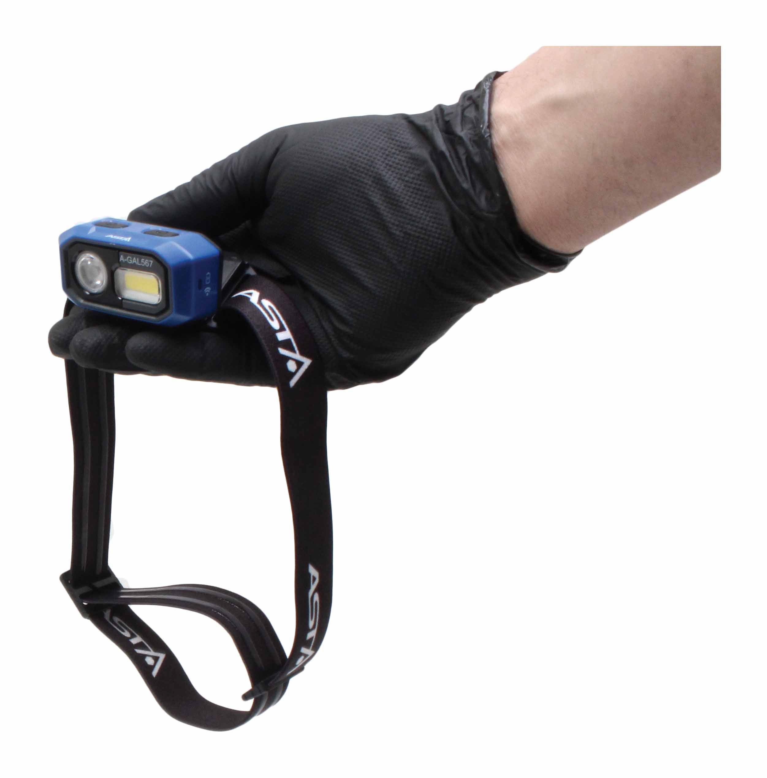 Torcia lampada frontale con batteria a LED COB ,480 lumen