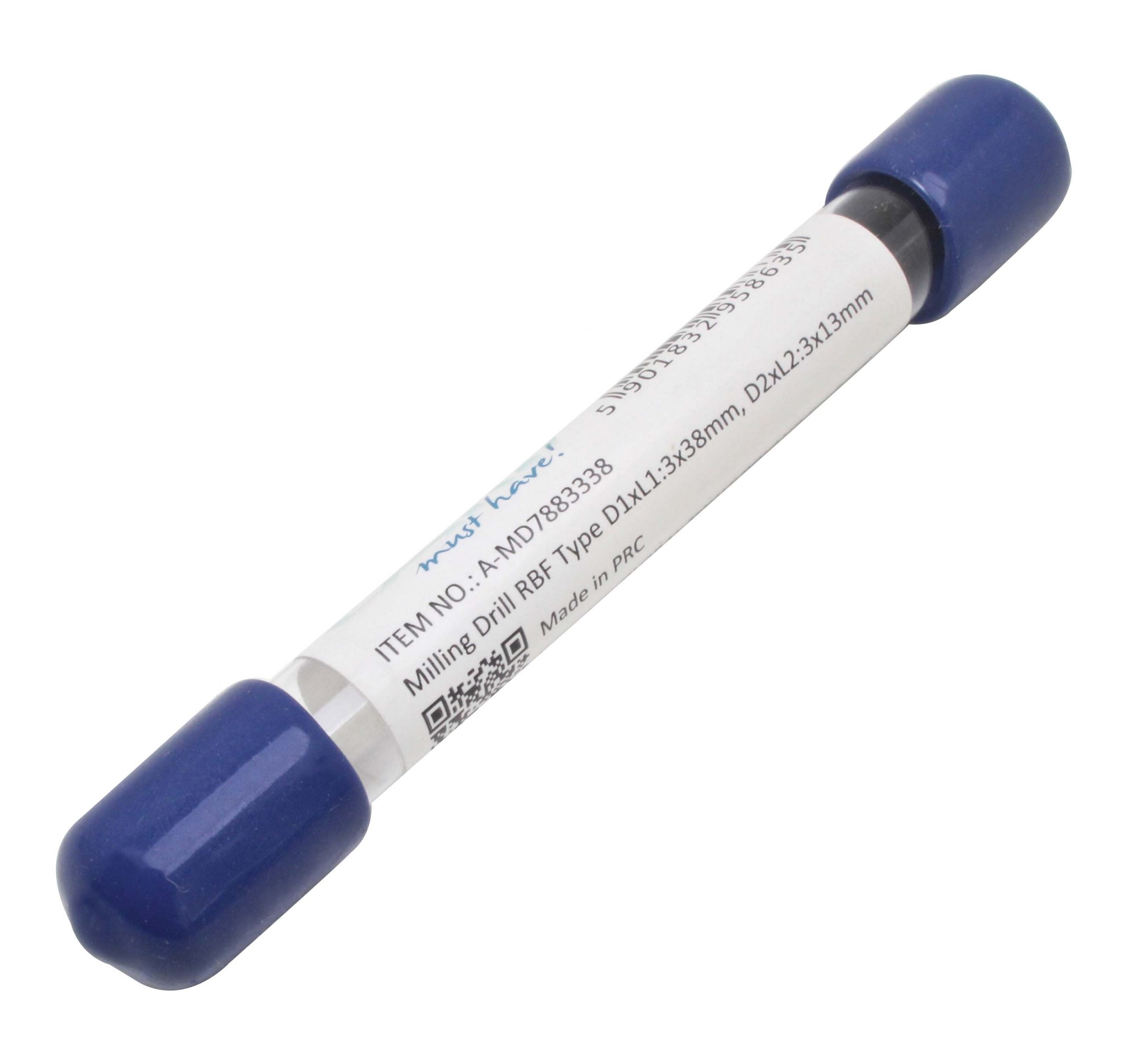 Fresa in carburo pieno, in metallo duro per smerigliatrice pneumatica, intaglio su legno, lucidatura metalli, plastica, incisione, foratura, RBF 3 × 38