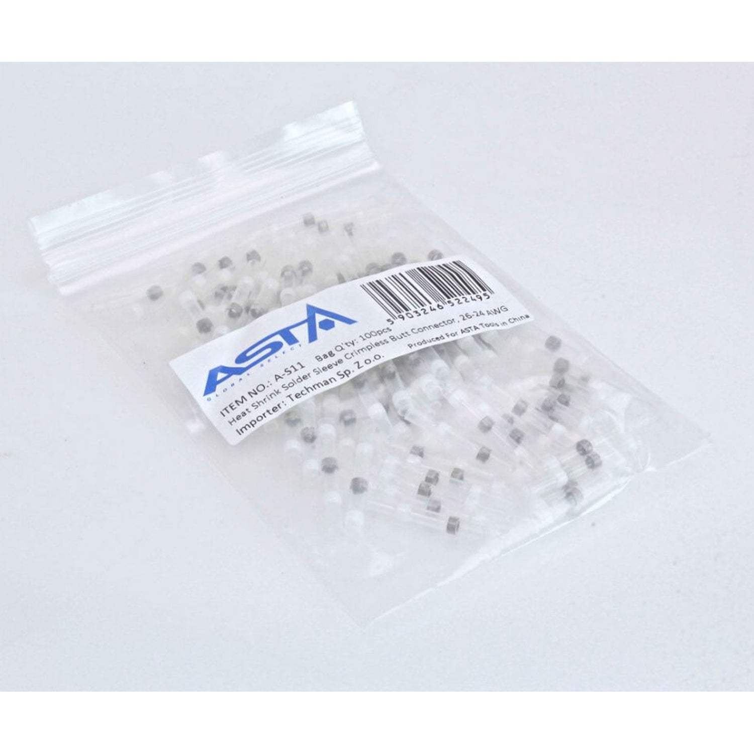 Set di tubi termoretraibili, per cavi di isolamento, kit di tubi termorestringenti, assortimento di manicotti per avvolgimento di cavi isolanti elettrici, capicorda stagnati, 100 pezzi