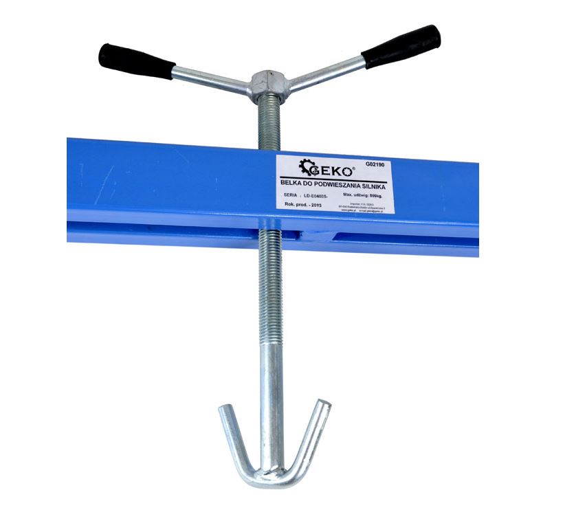 Ponte motore con portata max di 500 kg, traversa per sollevamento per riparazioni di motori, barra traversa supporto manuale motore ponte motore