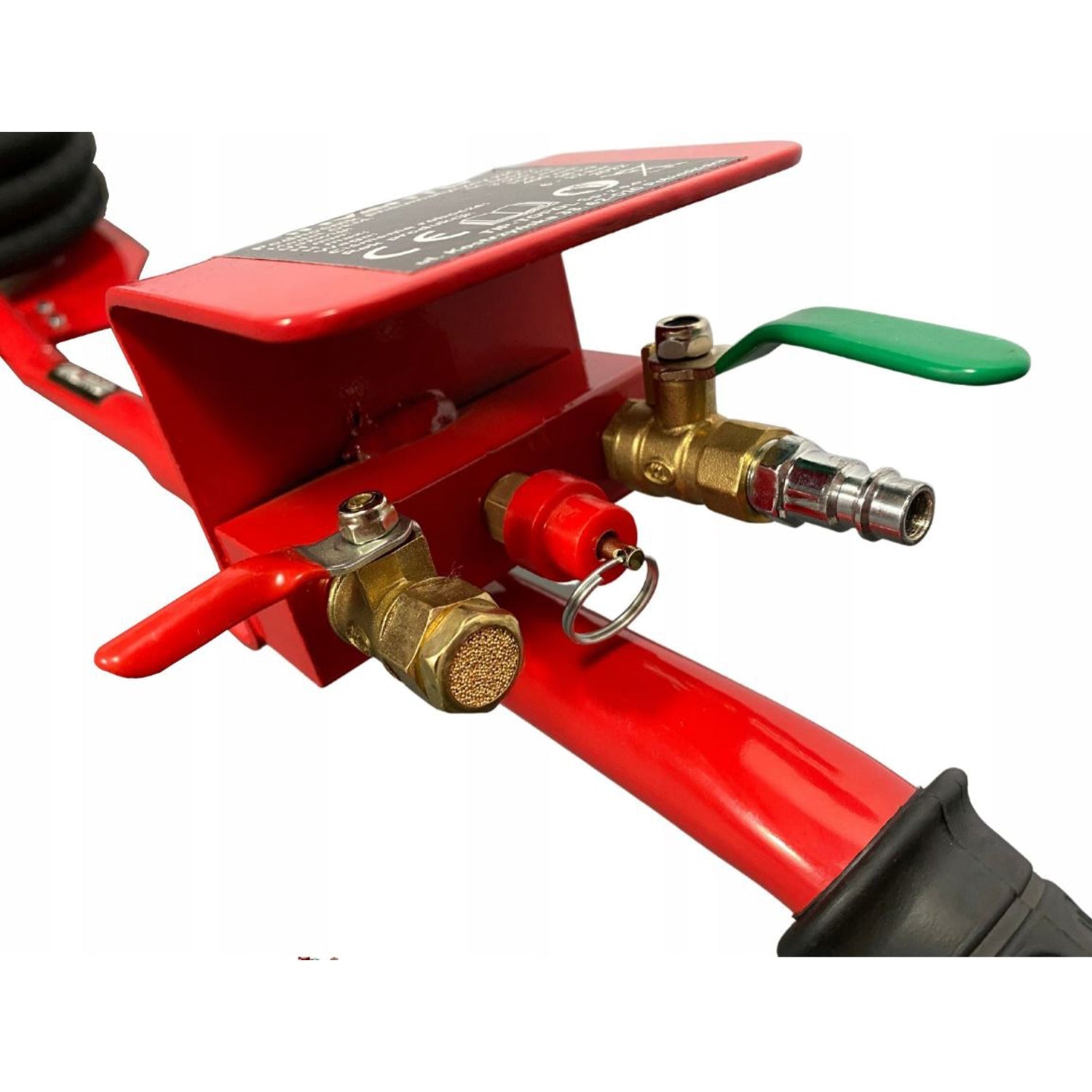 Cric ad aria compressa, 3 tonnellate/3000 kg, cric airbag, sollevamento 150–500 mm, cric pneumatico da sollevamento pneumatico con maniglia per auto, garage, Invento
