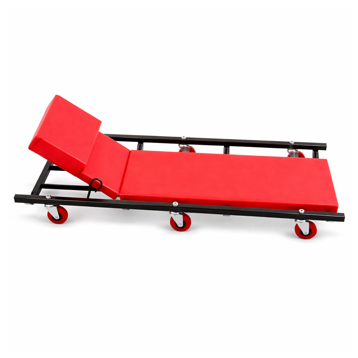 Carrello sotto auto professionale, sgabello da officina, lettino meccanico sottomacchina, pedana montaggio, riparazioni meccanico con ruote e poggiatesta, Redats