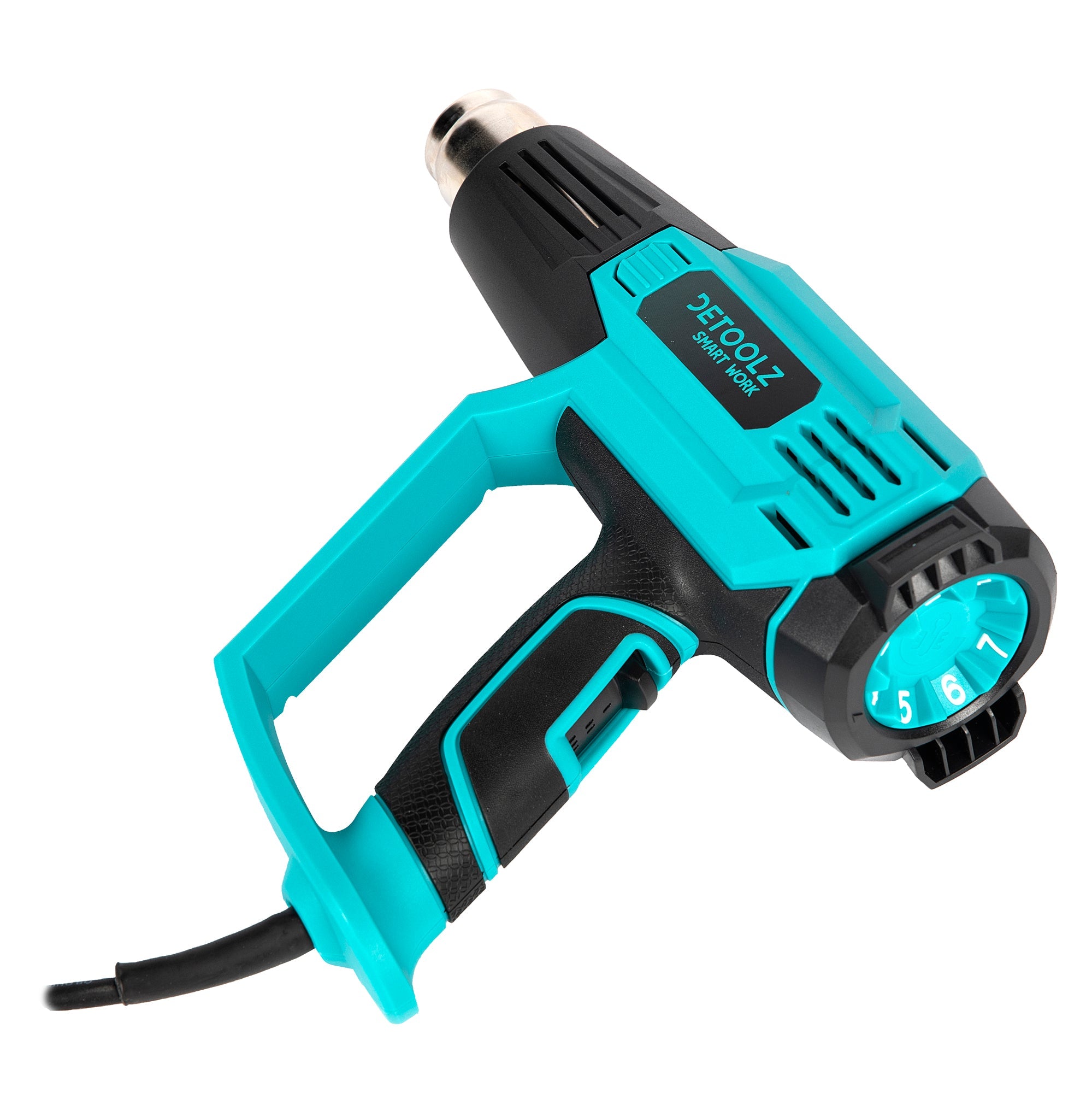 Pistola ad aria calda 2000w con 3 livelli di velocita', 0–600 °C, termosoffiatore elettrico