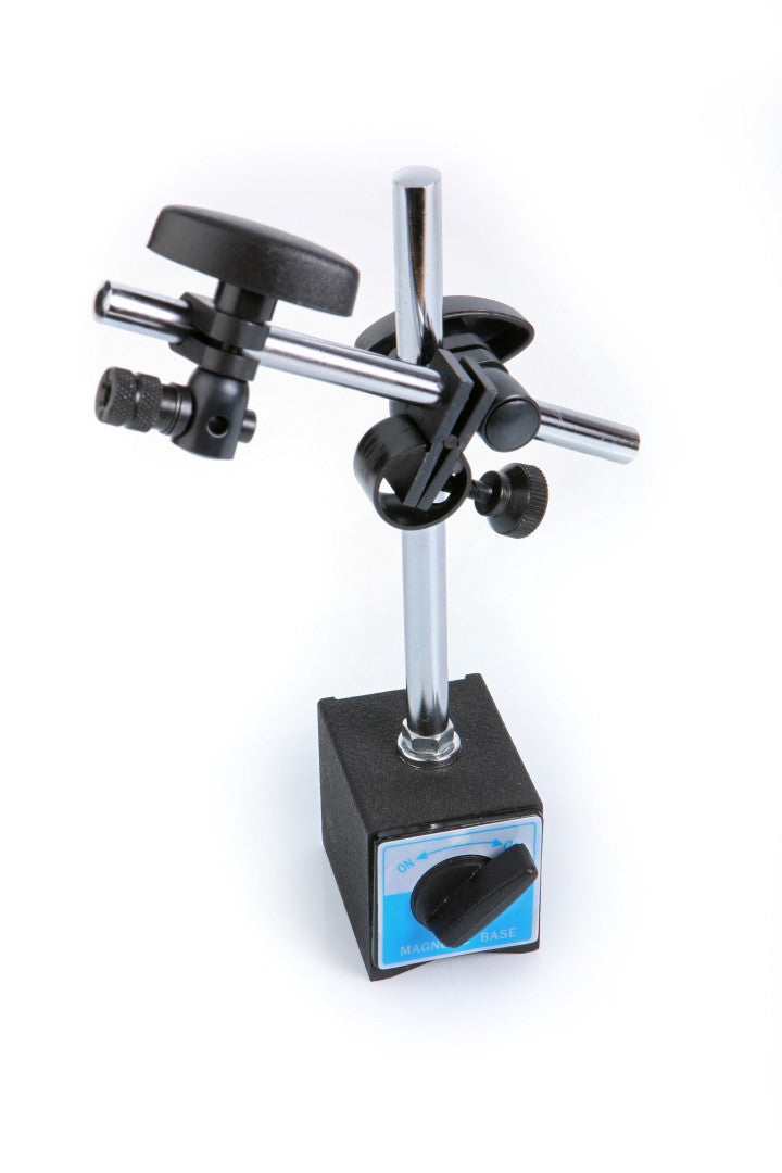Mini base magnetica per comparatore - tornio, base magnetica snodabile multidirezionale con comparatore centesimale orologio