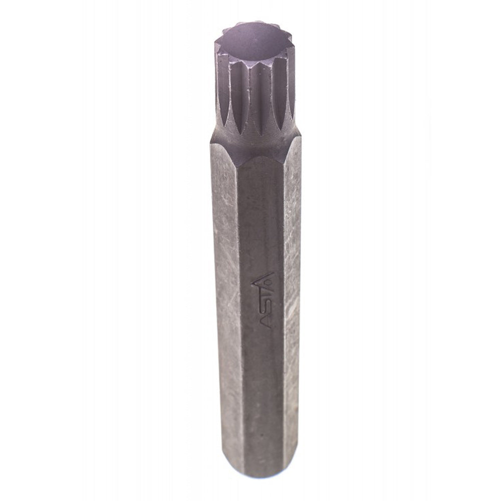 Inserto lungo 10 mm per avvitatori giraviti lunghezza 75 mm, acciaio