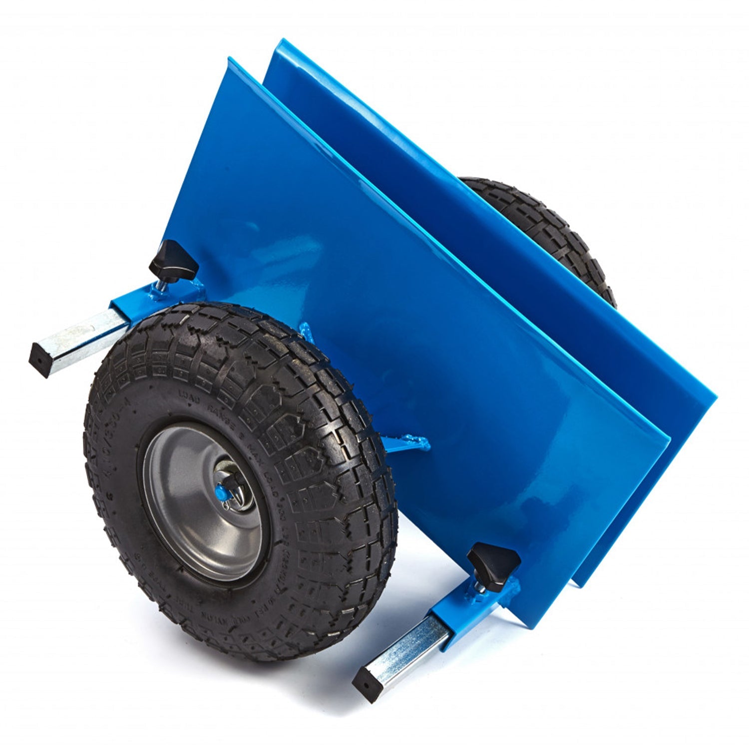 Carrello con ruote portatutto max. 250 kg, carrello da trasporto per lastre, pannelli e porte, azione con morsetto a cerniera