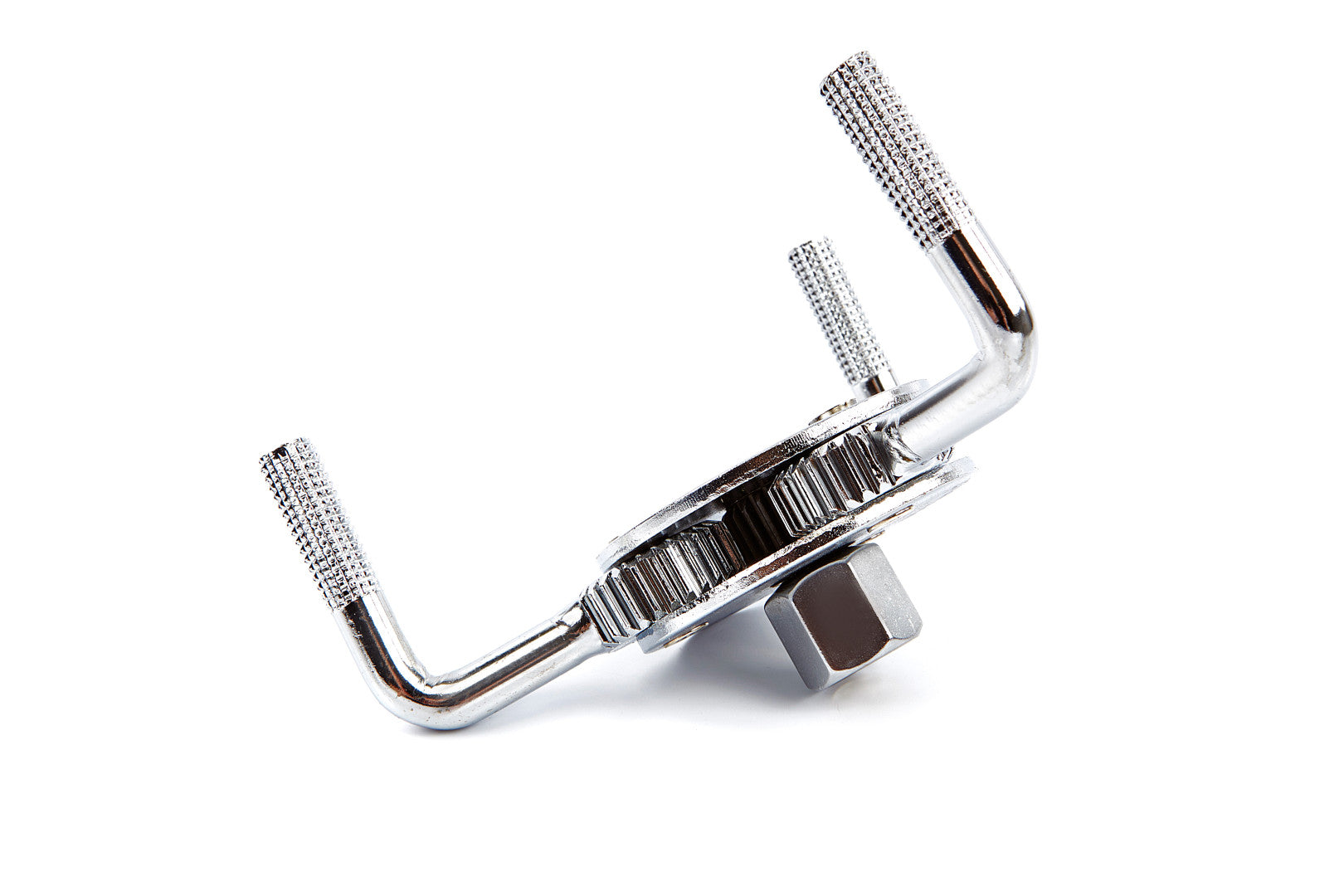 Chiave per la rimozione del filtro dell'olio, strumento a 3 griffe-ganasce-bracci, regolabile con connessione 3/4", adattatore interno-esterno da 1/2" a 3/9", adattatore chiave filtro olio universale filtro rimovibile diametro 63–102 mm modello 1