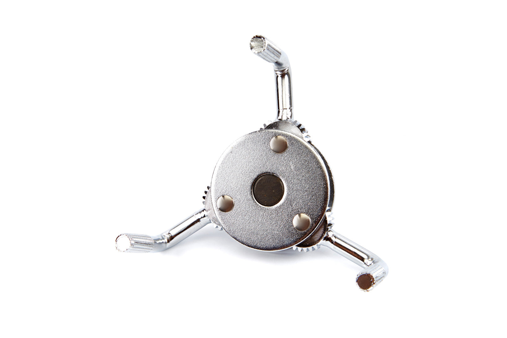 Chiave per la rimozione del filtro dell'olio, strumento a 3 griffe-ganasce-bracci, regolabile con connessione 3/4", adattatore interno-esterno da 1/2" a 3/9", adattatore chiave filtro olio universale filtro rimovibile diametro 63–102 mm modello 1