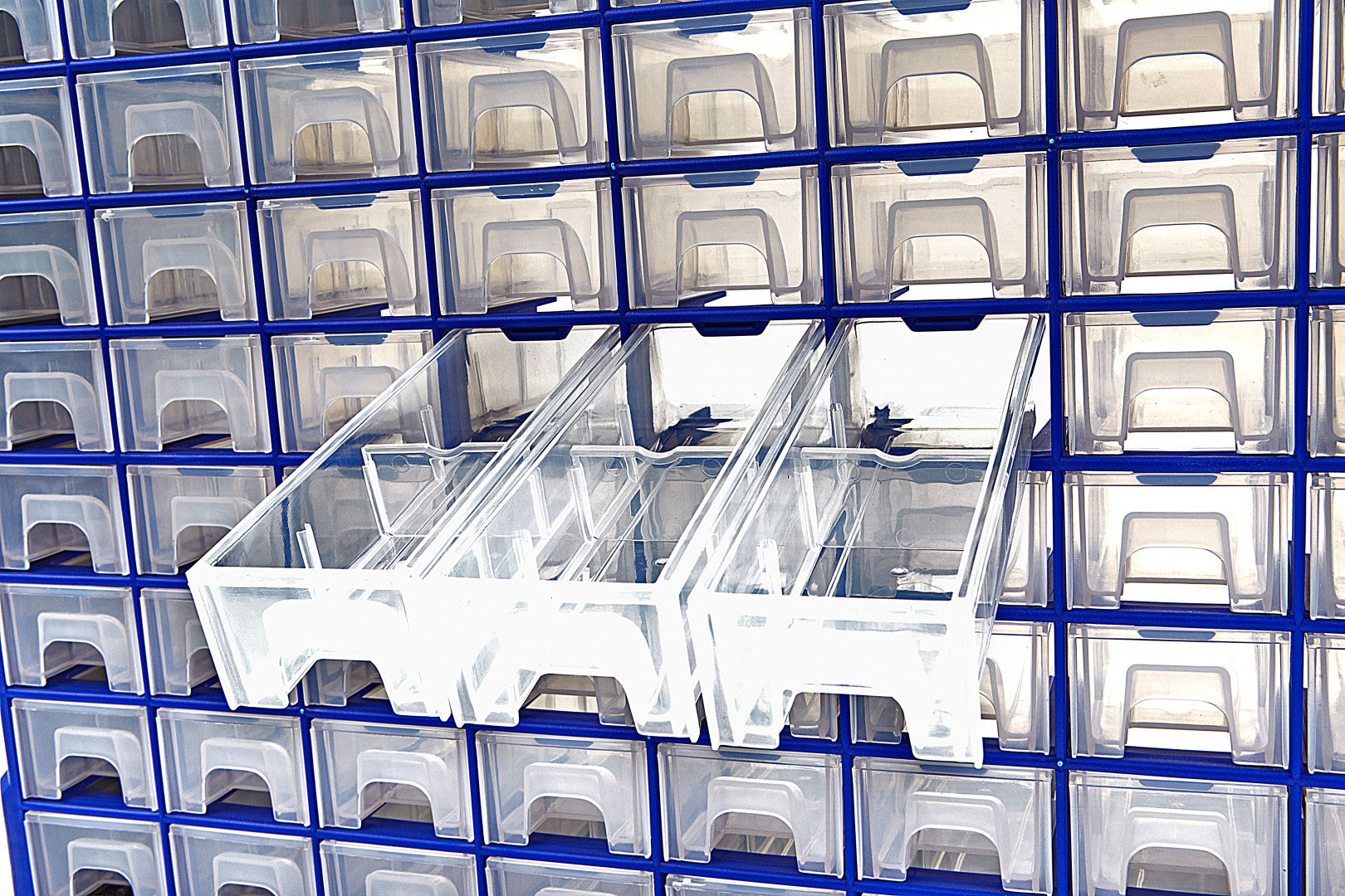 Cassetta cassettiera multiuso in plastica portaminuteria con 38 cassetti