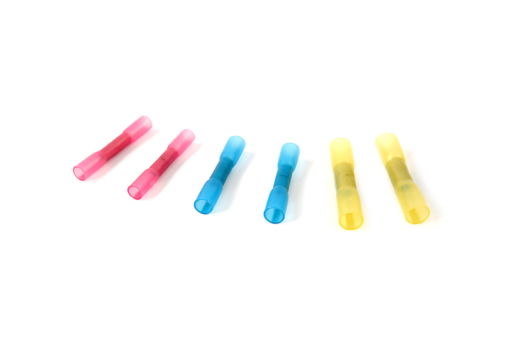 Kit di 64 connettori termorestringenti per cavi elettrici, terminali a crimpare isolati e impermeabili per applicazioni marine, connettori elettrici di giunzione testa, saldanti impermeabili termoretraibili per fili giunti a saldare, di grado marino