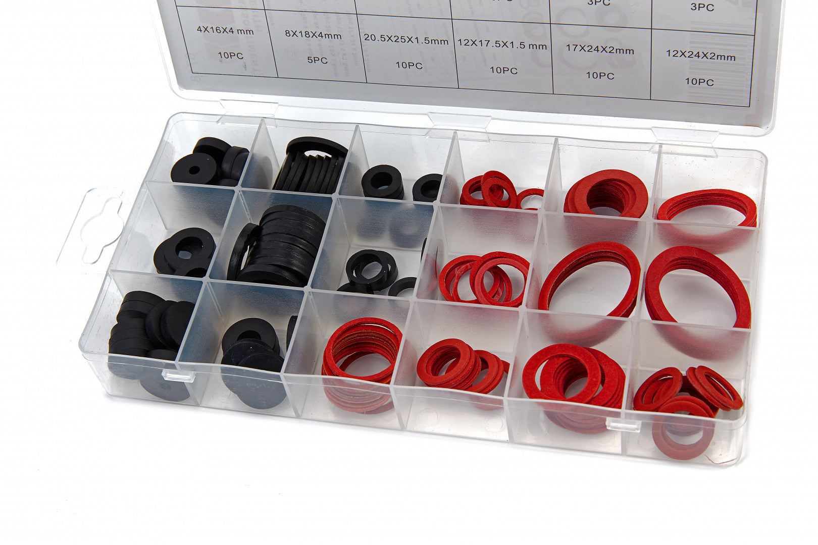 Assortimento di guarnizioni per casa, cucina e bagno, kit di guarnizioni, set di guarnizioni in gomma, 141 pezzi