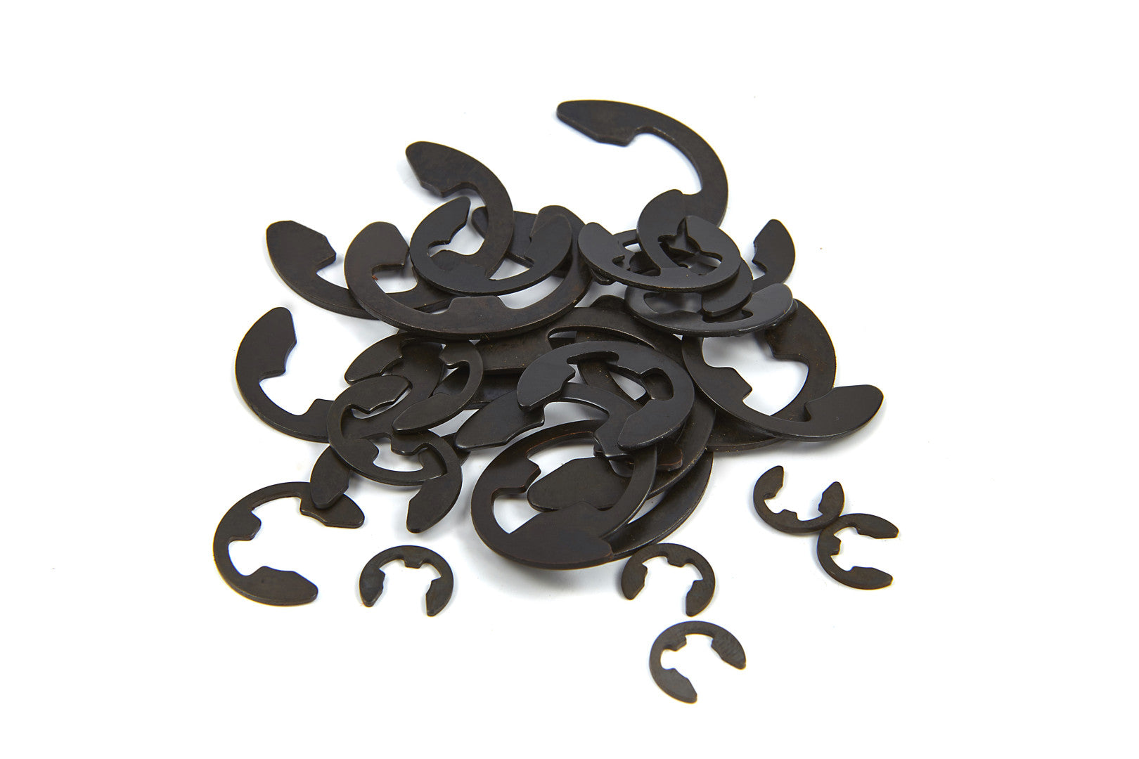 Set di 300 ritenzione E-clip, anello di fissaggio interno ed esterno, kit di anelli a scatto E-clip, 300 pezzi