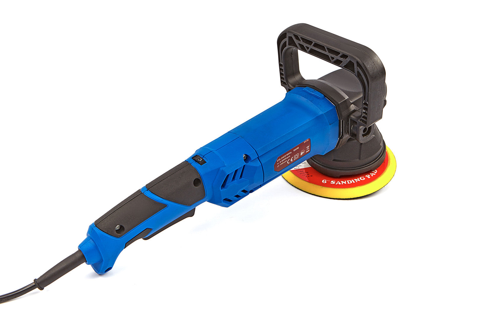 Lucidatrice e levigatrice elettrica per auto, 900 W, 6000 rpm, velocità regolabile, macchina per lucidatura e ceratura auto e mobili, 150 mm
