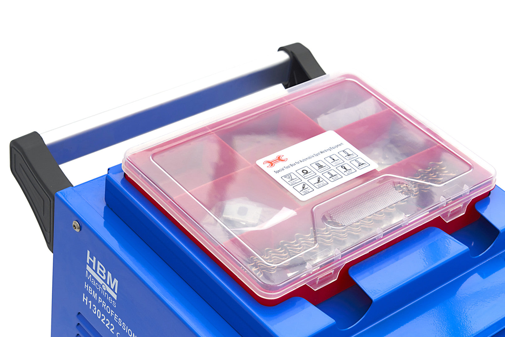 Kit estrattore per carrozzeria 230 V, stazione saldatrice per rimozione ammaccature a punti 5 modalità di saldatura, kit di strumento per riparazione ammaccature carrozzeria per auto camion moto, digitale 3850 A HBM
