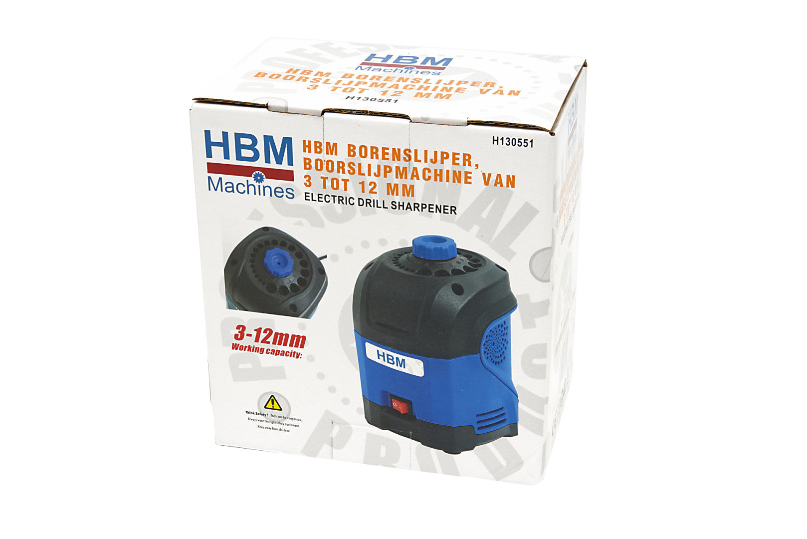 Affilatore universale, 95 W, affilatrice per punte da trapano da 3-10 mm, Hbm