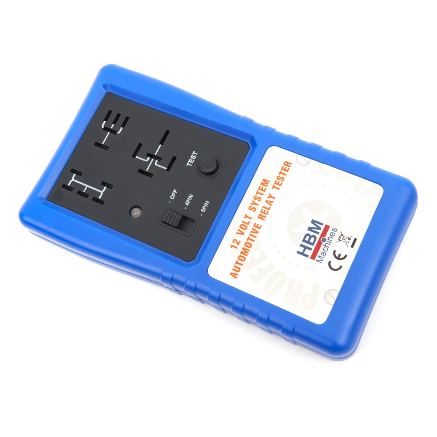 Tester relè auto a 12v con clip,verificatore elettronico per batteria e relè, Hbm