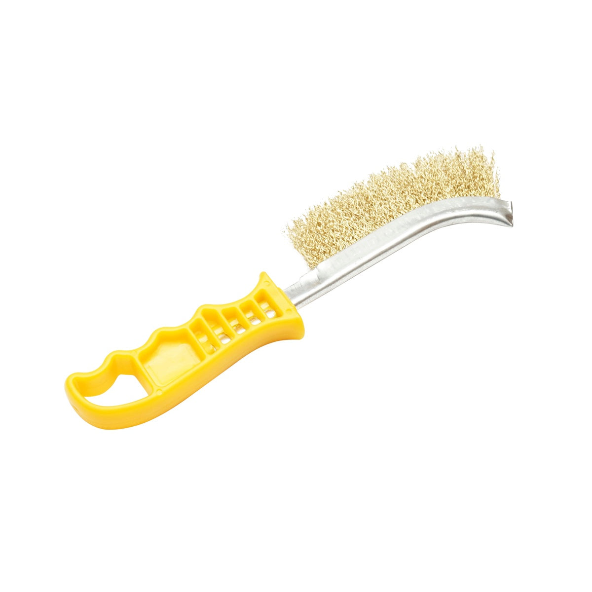 Spazzola metallica per trapano, pulire ruggine tubi fori, spazzola con manico in plastica, 255 mm