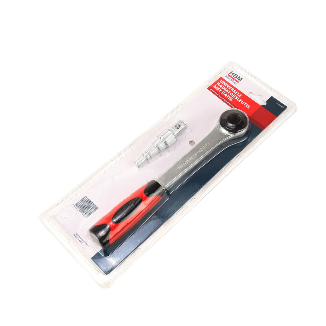 Chiave per valvola per radiatore, 10-11-12.5-16-21 mm chiave a gradino universale a 5 fasi per la rimozione di valvole per radiatori di dimensioni multiple, chiave a cricchetto sfalsata