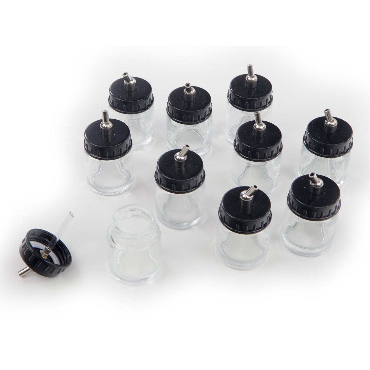 Boccetta per aerografo in vetro Airbrush